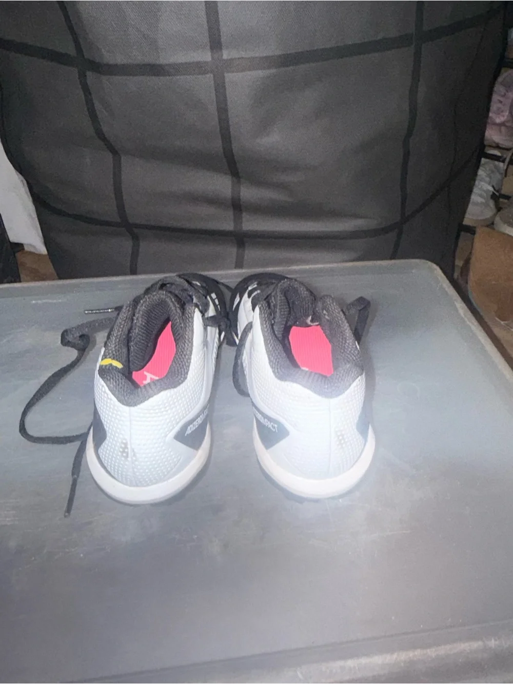 adidas Kids Black and White Sneakers with Signature Three Stripes